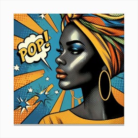 Imani Pop Art Canvas Print