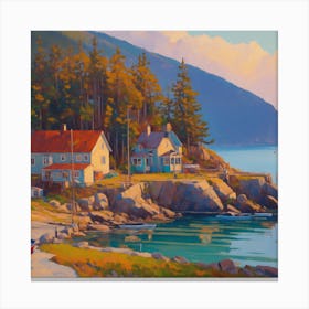 Rocky Shore Canvas Print