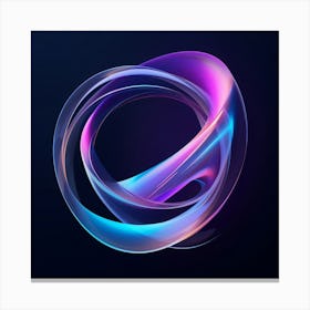 Glowing Ring 2 Canvas Print