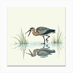 Blue Heron Canvas Print