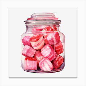 Jar Of Candy 1 Canvas Print