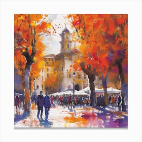 Autumn In Florence Canvas Print