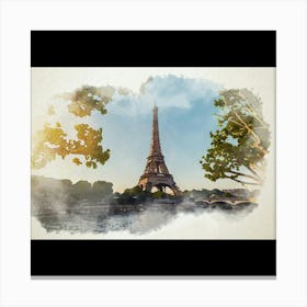 Paris Eiffel Tower Canvas Print