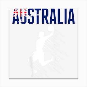 Proud Australia Basketball Fans Jersey Aussie Baller Team Canvas Print