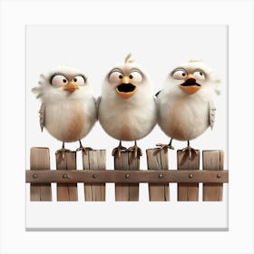 Angry Birds 7 Canvas Print