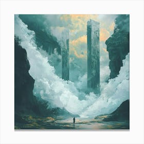 Towers In The Sky Canvas Print