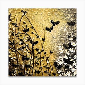 Butterfly Floral Canvas Print