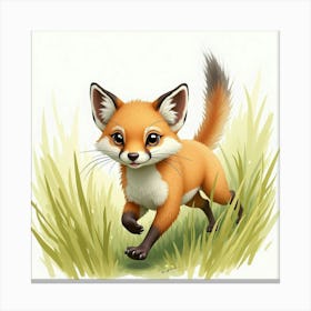 Cute Fox Canvas Print