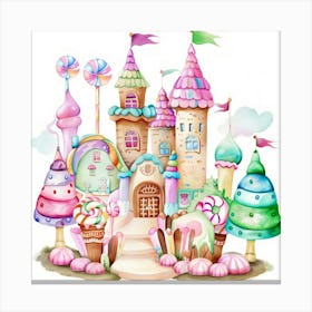 Candy Castle 1 Canvas Print