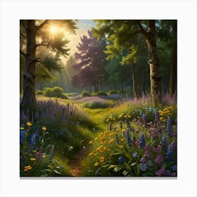 Forest Path 2 Canvas Print