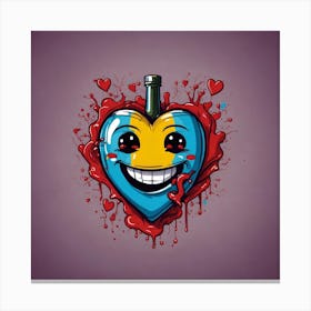 Heart Of Smile Canvas Print
