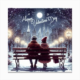 Happy Valentine'S Day 3 Canvas Print