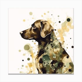 Chocolate Labrador Retriever Canvas Print