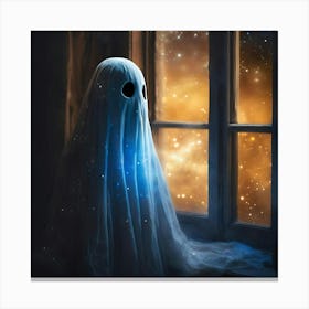 Lonely Ghost Canvas Print