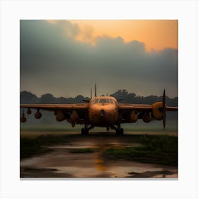 Old Plane Canvas Print