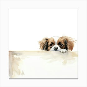 Tibetan Spaniel Dog 2 Canvas Print