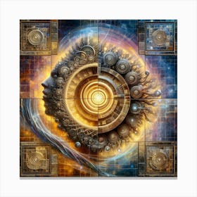 Psychedelic Fractal 1 Canvas Print