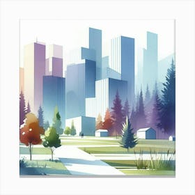 Cityscape 33 Canvas Print