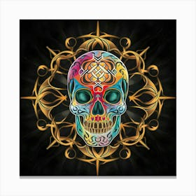 Sugar Skull 14 Canvas Print