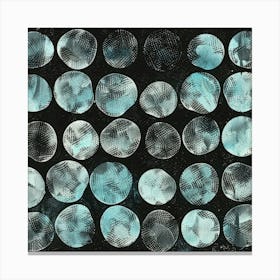 Blue Circles 1 Canvas Print