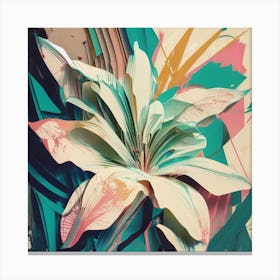 Abstract Flower Canvas Print