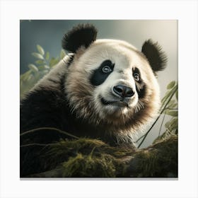 Panda Bear 12 Canvas Print