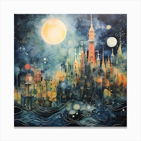 Art Deco Serenity Canvas Print