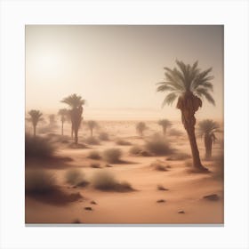 Desert Landscape - Desert Stock Videos & Royalty-Free Footage 16 Canvas Print