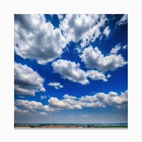 Sky With Clouds Canvas Print