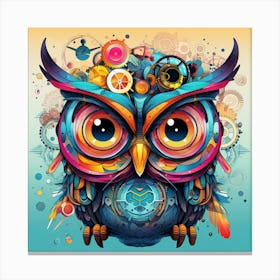 Owl rules Canvas Print