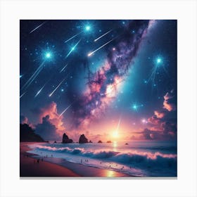 Comets In The Sky Canvas Print