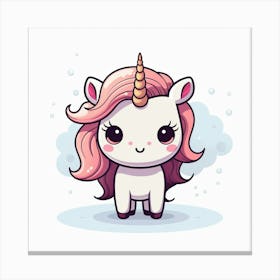 Cute Unicorn 239 Canvas Print