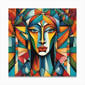 Abstract Of A Woman Canvas Print