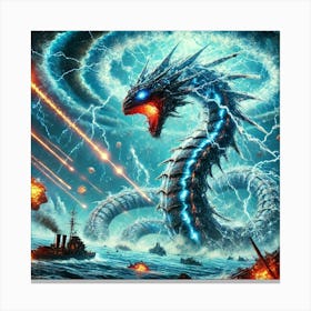 Abyssal Leviathan 2 Canvas Print