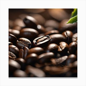 Coffee Beans 93 Canvas Print