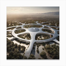 Apple'S New Headquarters 2 Canvas Print