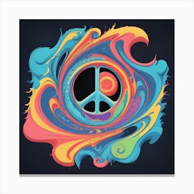 Peace Sign Canvas Print