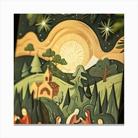 Nativity Scene 17 Canvas Print