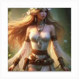 Elven Girl 4 Canvas Print