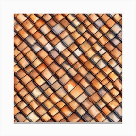 Tiled Roof Background 1 Canvas Print