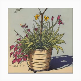 Flower Pot Canvas Print