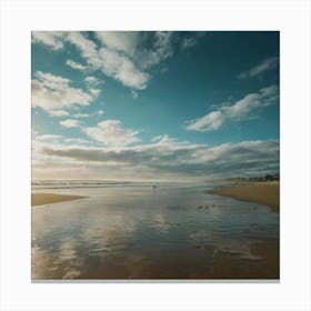 Default Sky Ocean Beach Art 3 Canvas Print