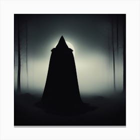 Spooky Night In The Woods Canvas Print