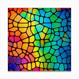 Stained Glass Background 2 Canvas Print