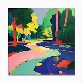 Abstract Park Collection Ditan Park Beijing 2 Canvas Print