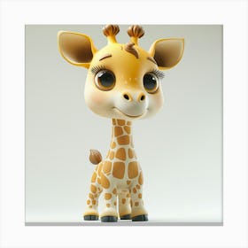 Cute Giraffe 29 Canvas Print