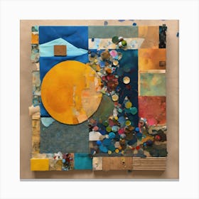 Abstract Collage Canvas Print