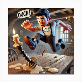 Jack be Nimble 2 Canvas Print