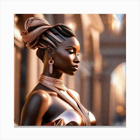 Ebony Beauty Canvas Print