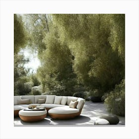 Outdoor Furniture Canvas Print